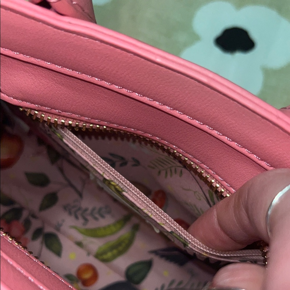 Fable England Mini Pink Handbag with Scarf - Picture 7 of 15